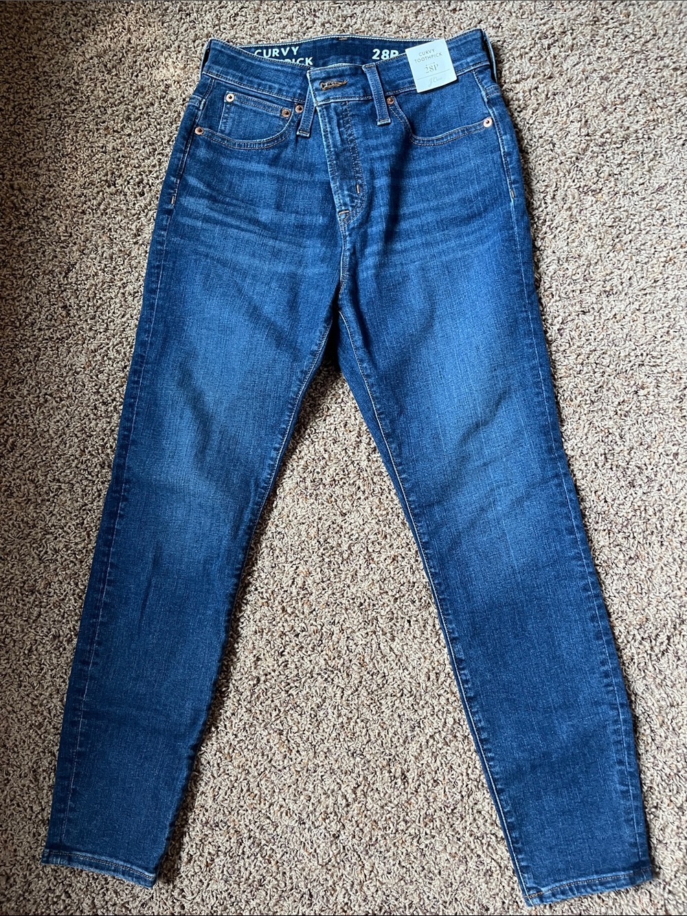 Jcrew curvy toothpick jeans
